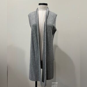 Max Studio Gray Cashmere Cardigan